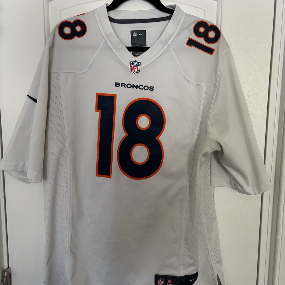 NFL Denver Broncos Unisex Peyton Manning White Jersey